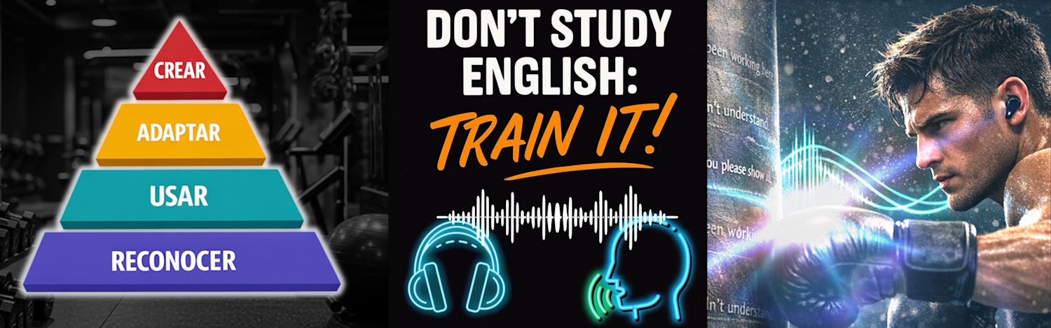 Don't Study English, Train It