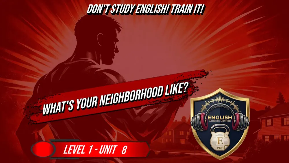Challenge Unit 8 – The neighborhood